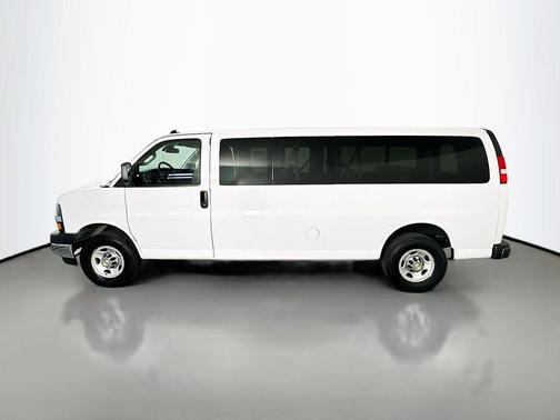 Summit White 2024 Chevrolet Express 3500 RWD 3500 Extended Wheelbase LT