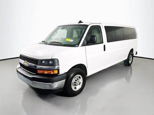 Summit White 2024 Chevrolet Express 3500 RWD 3500 Extended Wheelbase LT