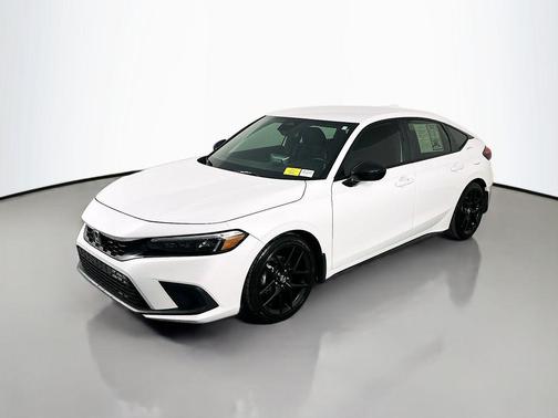 Platinum White Pearl 2024 Honda Civic Sport
