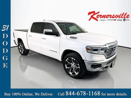 Ivory White Tri-Coat Pearlcoat 2019 RAM 1500 Longhorn