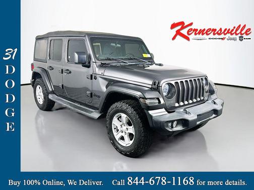 Granite Crystal Metallic Clearcoat 2022 Jeep Wrangler Unlimited Sport