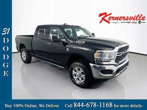 Diamond Black Crystal Pearlcoat 2024 RAM 3500 Tradesman Crew Cab 4x4 6'4' Box