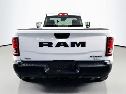Bright White Clearcoat 2026 RAM 3500 Tradesman Regular Cab 4x4 8' Box