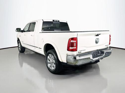 Pearl White 2019 RAM 3500 Limited Mega Cab 4x4 6'4' Box