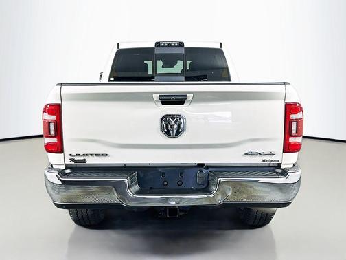 Pearl White 2019 RAM 3500 Limited Mega Cab 4x4 6'4' Box