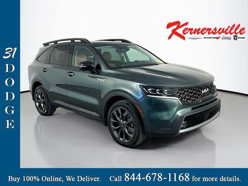 Aruba Green 2022 Kia Sorento SX