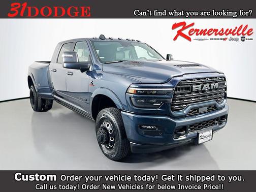 Forged Blue Metallic 2026 RAM 3500 Limited Mega Cab 4x4 6'4' Box