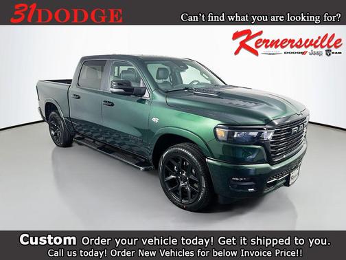 Serrano Green Metallic 2026 RAM 1500 Laramie
