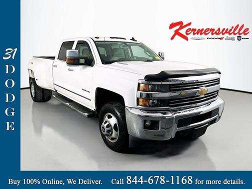 Summit White 2015 Chevrolet Silverado 3500 LTZ