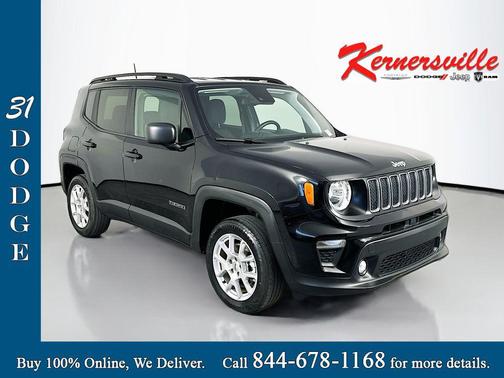 Black Clearcoat 2023 Jeep Renegade Latitude