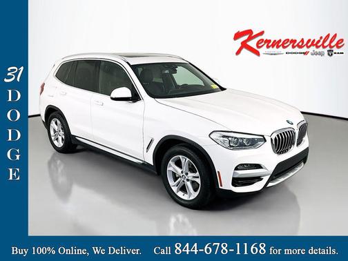 Alpine White 2020 BMW X3 sDrive30i