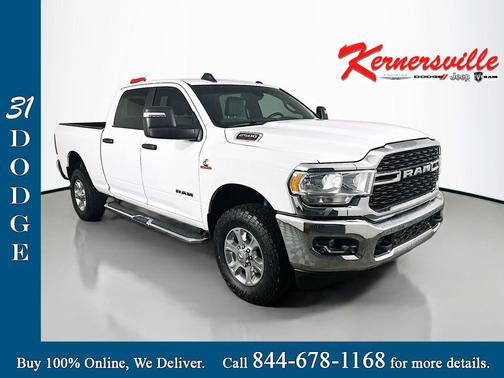 Bright White Clearcoat 2023 RAM 2500 Big Horn Crew Cab 4x4 6'4' Box