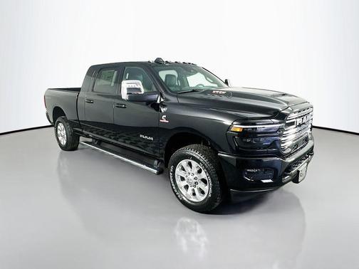Diamond Black Crystal Pearlcoat 2026 RAM 3500 Laramie Mega Cab 4x4 6'4' Box
