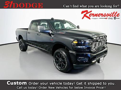 Diamond Black Crystal Pearlcoat 2026 RAM 2500 Big Horn Crew Cab 4x4 6'4' Box