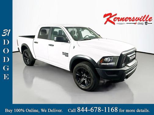 Bright White Clearcoat 2022 RAM 1500 Classic Warlock Crew Cab 4x4 5'7' Box