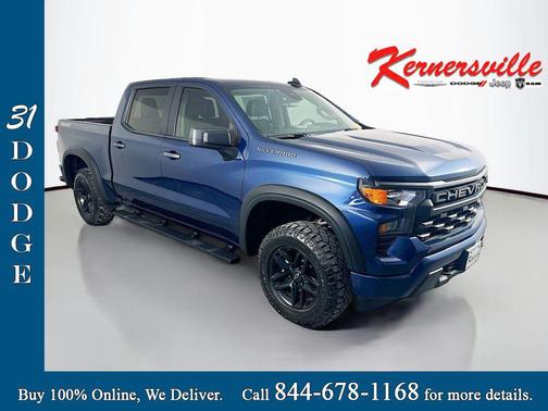Northsky Blue Metallic 2022 Chevrolet Silverado 1500 Custom