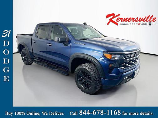 Northsky Blue Metallic 2022 Chevrolet Silverado 1500 Custom