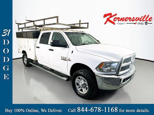 Bright White Clearcoat 2018 RAM 2500 Tradesman Crew Cab 4x4 8' Box
