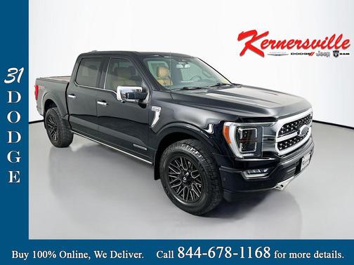 AGATE BLACK METALLIC 2021 Ford F-150 Platinum