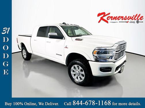 Pearl White 2022 RAM 2500 Laramie Mega Cab 4x4 6'4' Box