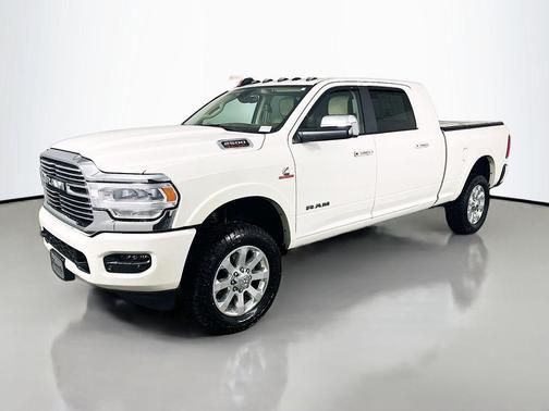 Pearl White 2022 RAM 2500 Laramie Mega Cab 4x4 6'4' Box