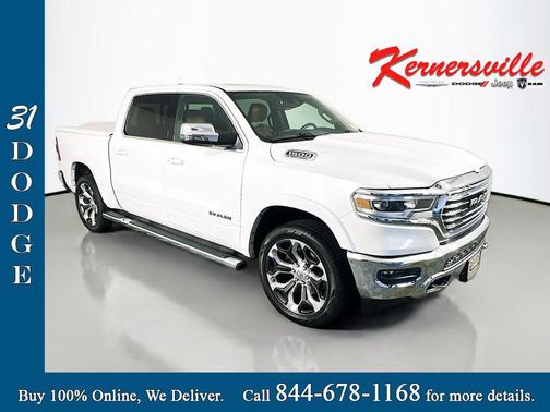 Ivory White Tri-Coat Pearlcoat 2024 RAM 1500 Longhorn