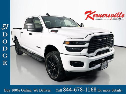Bright White Clearcoat 2025 RAM 2500 Big Horn Crew Cab 4x4 6'4' Box