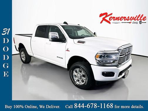 Bright White Clearcoat 2024 RAM 2500 Laramie Crew Cab 4x4 6'4' Box