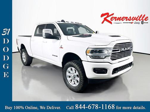 Bright White Clearcoat 2024 RAM 2500 Laramie Crew Cab 4x4 6'4' Box