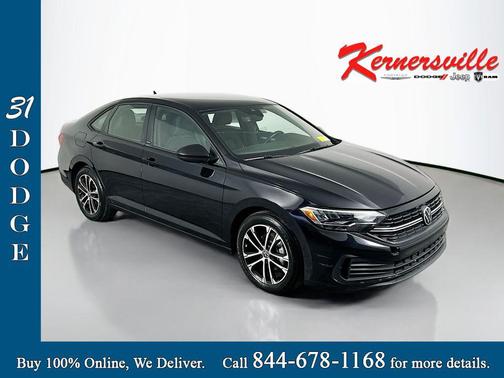 Deep Black 2023 Volkswagen Jetta 1.5T Sport