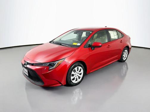 Barcelona Red Metallic 2021 Toyota Corolla LE