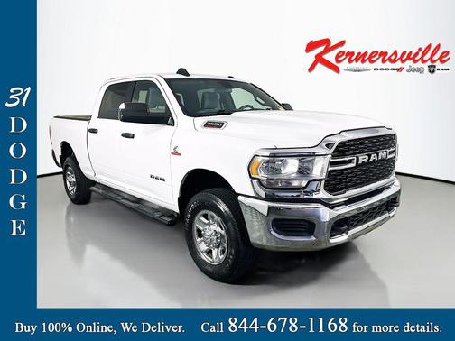 Bright White Clearcoat 2022 RAM 2500 Big Horn Crew Cab 4x4 6'4' Box