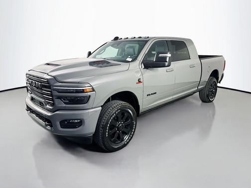 Ceramic Gray Clearcoat 2026 RAM 3500 Laramie Mega Cab 4x4 6'4' Box