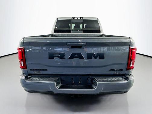 Ceramic Gray Clearcoat 2026 RAM 3500 Laramie Mega Cab 4x4 6'4' Box