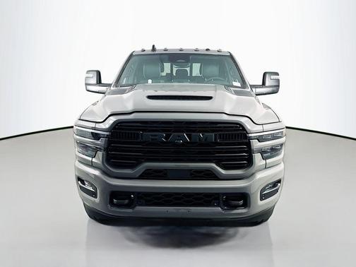 Ceramic Gray Clearcoat 2026 RAM 3500 Laramie Mega Cab 4x4 6'4' Box