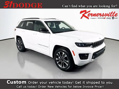 Bright White Clearcoat 2025 Jeep Grand Cherokee Overland