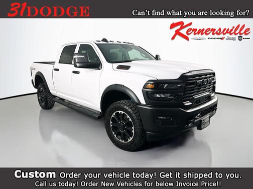 Bright White Clearcoat 2026 RAM 2500 Warlock Crew Cab 4x4 6'4' Box