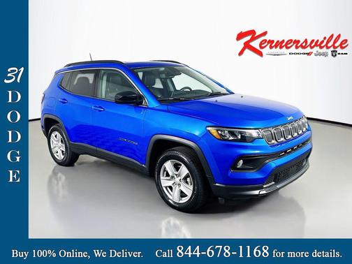 Laser Blue Pearlcoat 2022 Jeep Compass Latitude