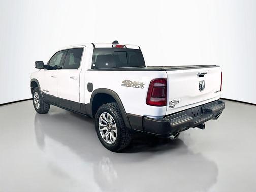 Ivory White Tri-Coat Pearlcoat 2021 RAM 1500 Longhorn