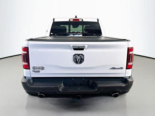 Ivory White Tri-Coat Pearlcoat 2021 RAM 1500 Longhorn