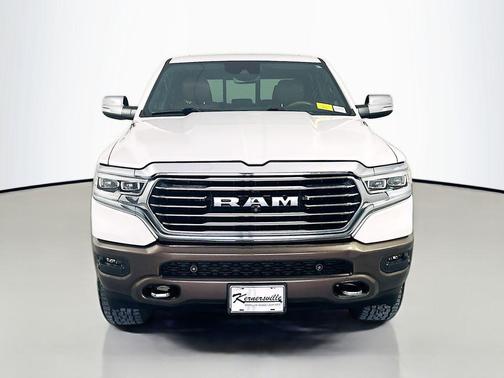 Ivory White Tri-Coat Pearlcoat 2021 RAM 1500 Longhorn