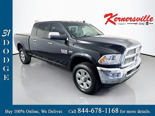 Brilliant Black Crystal Pearlcoat 2018 RAM 2500 Laramie Mega Cab 4x4 6'4' Box