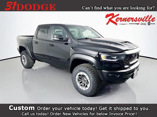 Diamond Black Crystal Pearlcoat 2026 RAM 1500 RHO Crew Cab 4x4 5'7' Box