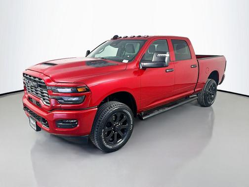Molten Red Pearlcoat 2026 RAM 2500 Black Express Crew Cab 4x4 6'4' Box