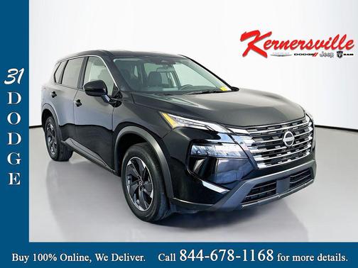 Super Black 2025 Nissan Rogue SV