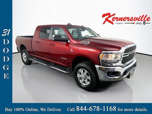 Delmonico Red Pearlcoat 2022 RAM 2500 Big Horn Mega Cab 4x4 6'4'' Box