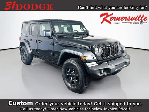 Black Clearcoat 2026 Jeep Wrangler Sport