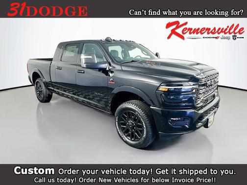Diamond Black Crystal Pearlcoat 2026 RAM 2500 Limited Mega Cab 4x4 6'4' Box