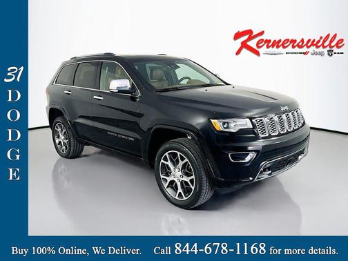 Diamond Black Crystal Pearlcoat 2021 Jeep Grand Cherokee Overland