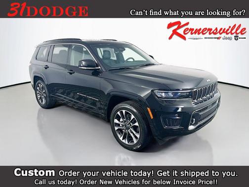Diamond Black Crystal Pearlcoat 2025 Jeep Grand Cherokee L Overland